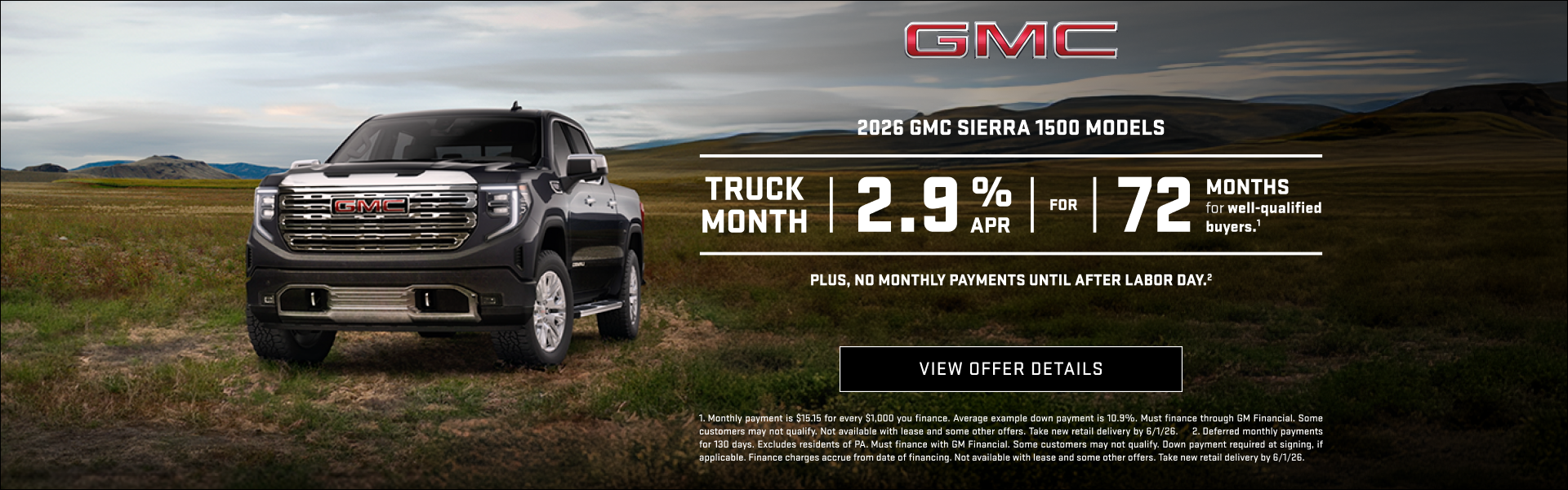 2026 Sierra 1500