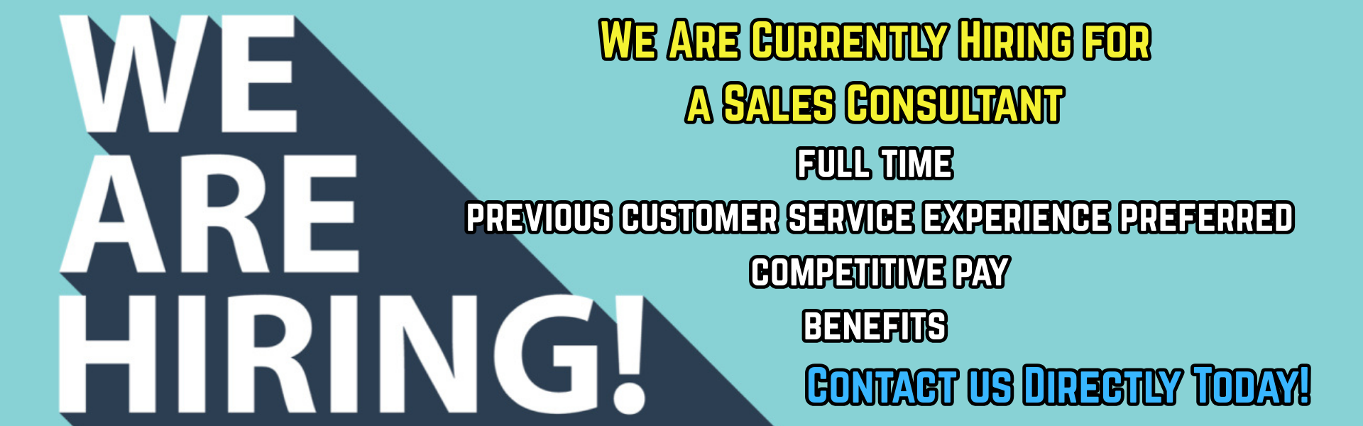 Hug Hiring Banner March 2026